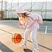 Tressify Indoor Noise Reduction Dribbling Silent Basketball, Size 7, 9.5 In Soft Pu Basketball For Practice And Quiet Play