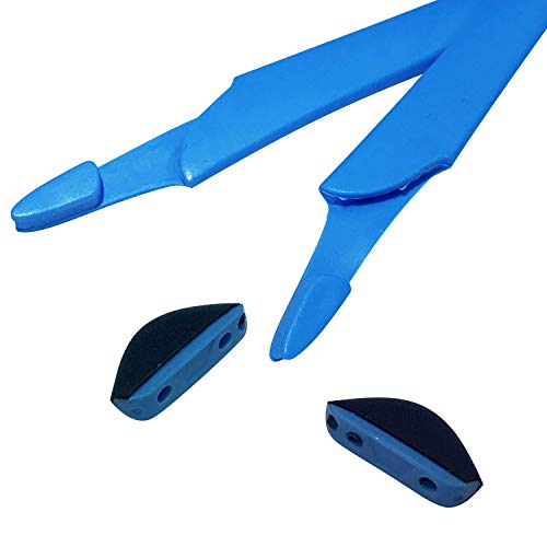 Manchons silicone rouge bleu pour lunettes Oakley Crosslink
