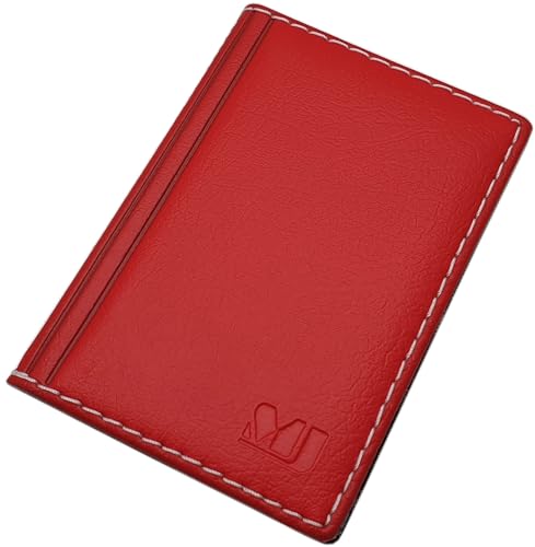 Kredit- und Visitenkartenetui mit Kontrastnaht 12 Fächer MJ-Design-Germany (Design 1 / Rot) Kredit- und Visitenkartenetui mit Kontrastnaht 12 Fächer MJ-Design-Germany (Design 1 / Rot)