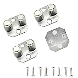 LLDYNW 4 Stück Edelstahl-Bodenschieberollenführung Bodenrolle Führung Schiebetür Rollen Führungsrad für Schiebetür Scheunentür Holz Tür