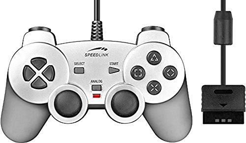 SPEEDLINK Strike² Gaming Pad Gamepad Playstation 2 Argento