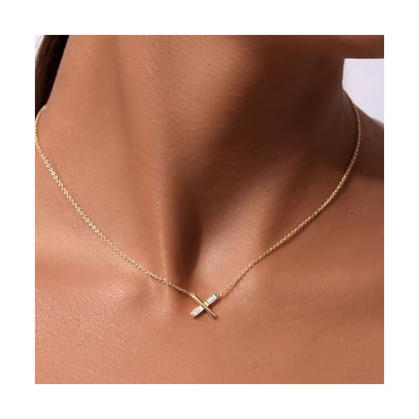 14K/18K Yellow/White Gold Plated Silver Pendant Necklace With Moissanite/Lab Grown Diamond, Necklace For Women, Gift For Her Jewelry For Women Comes With Gift Box - Image 6