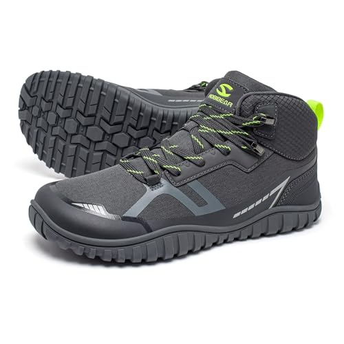 HOBIBEAR Scarponcini da trekking alti da donna e uomo, leggeri,