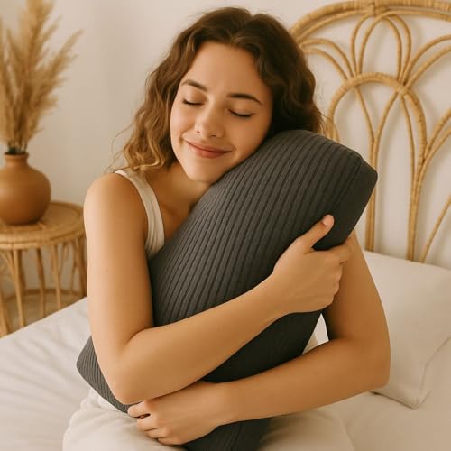 Image of LA VERNE Cooling Gel Infused Pincore Technology Breathable Memory Foam Pillow with 3S Rebound| Cool Gel Cervical Support for Neck & Shoulder Relief (1, Grey, Queen (U.K. Standard))