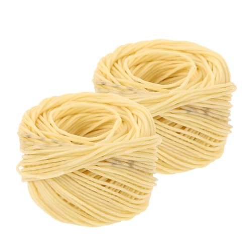 TIDTALEO 2 rollos pabilo de algodón natural 2 mm para velas