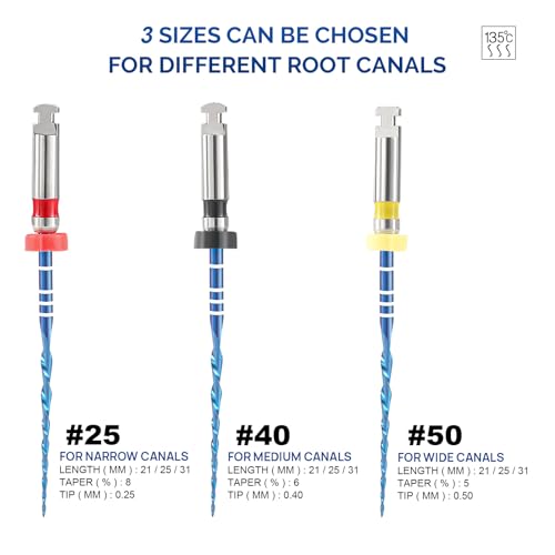 Jmu 22801016-21 Dental Endodontic Niti Rotary Files #40 25Mm thumb #4