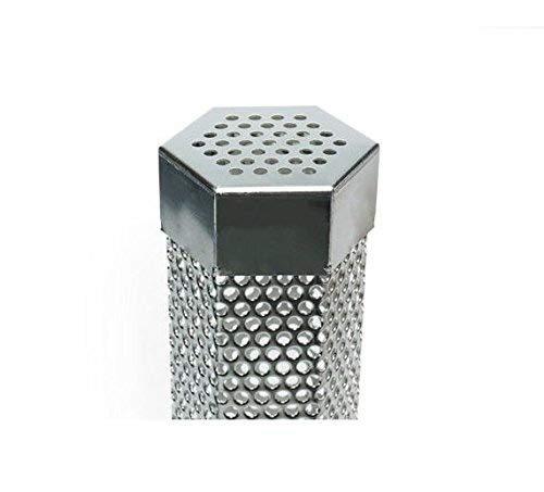 12\" Stainless Steel Smoker Tube Smoker Box Hot or Cold Smoking Use Wood Pellets or Wood Chips for up to 5 hours of smoke flavor infusion - Thumbnail 5