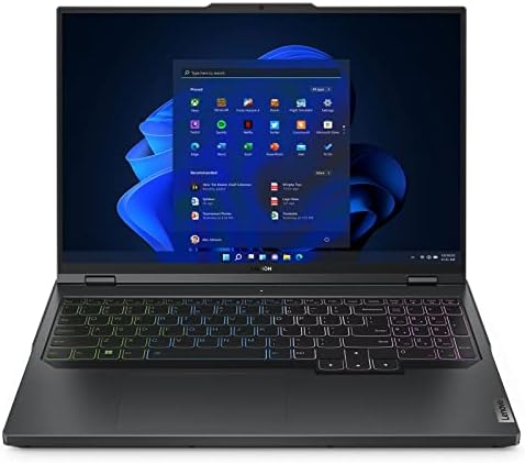 Lenovo Legion Pro 5 16”165Hz WQXGA IPS Gaming Laptop 8-Core AMD Ryzen7 7745HX 32GB DDR5 1TB NVMe SSD NVIDIA GeForce RTX4060 8GB GDDR6 HDMI 2xUSB-C WiFi 6E RJ45 RGB KB Windows 11 w/RE USB,Storm Grey