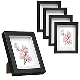 holzrahmen schwarz mit passepartout Format: 13x18cm/15x20cm/20x20cm/20x25cm//20x30cm/21x29,7cm A4/30x30cm/30x40cm/40x40cm