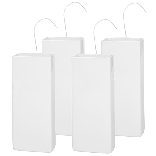 URBNLIVING Ceramic Radiator Hanging Humidifier Home Air Water Moisture Humidity Control Pot Evaporator for Heating DIY Set of 4