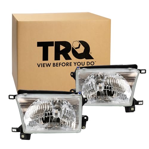 Image of TRQ Driver and Passenger Side Headlight Assembly Set | TRQ Driver and Passenger Side Headlight Assembly Set