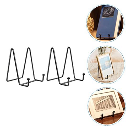 Veemoon 10 Pcs Suporte De Prato Suporte De Exibição De Prato Imagem Representa Para Exibição Porta-r