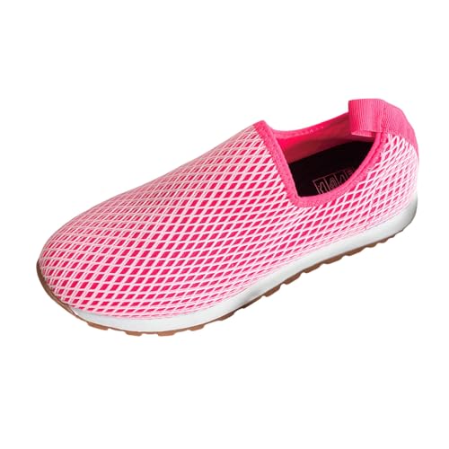 Comfortable Work Shoes for Women Shallow Cut Flat Casual Sports Shoes Women Sneaker (6) Pink