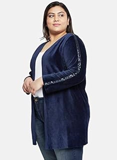 plus size velvet cardigans