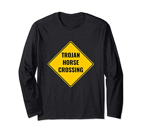 Trojan Horse Crossing Computer Systemadmin Administrateur Manche Longue
