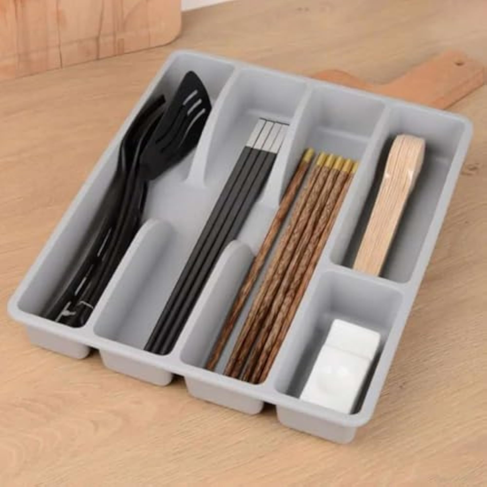 Expandable Kitchen Drawer Organizer, Multiple Compartments