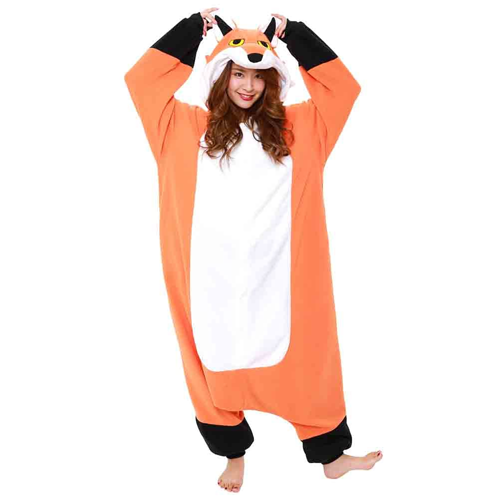 SAZAC Disfraz de Kigurumi de zorro rojo para Halloween