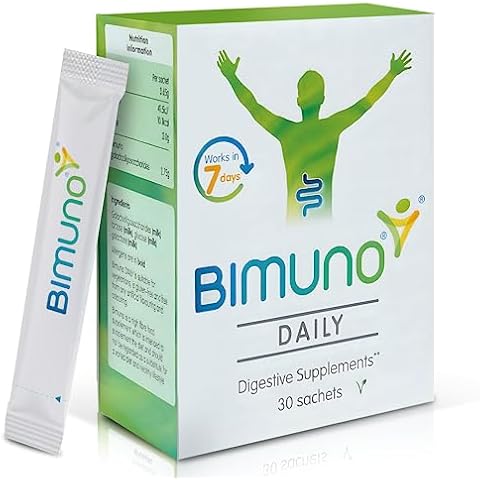 BIMUNO Original | Daily Gut Health Prebiotic | High Fiber Supplements, Vegetarian, Halal | 1 Pack (30 Sachets) Cover