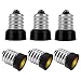 Qishare E14 to E12 Adapter Converter Lamp Adapter (6 PCS)