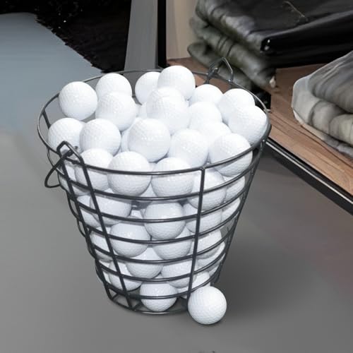 Cesta de Pelotas de Golf de Alambre Contenedor de Gran Capacidad para 100 Bolas 3