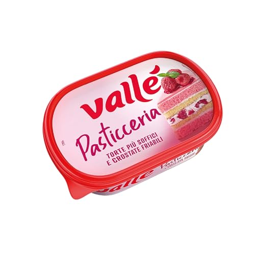 Vallé Pasticceria, alternativa al burro per Torte più Soffici e Crostate Friabili, 230g