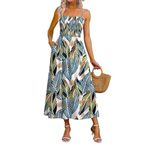 OFEEFAN Womens Spaghetti Strap Maxi...
