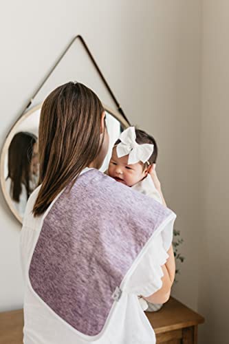 Image of Copper Pearl Premium Baby Burp Cloths - 3-Pack Large Cotton Burp Cloths, Extra Soft Spit Up Rags with 3 Absorbent Layers, Perfect for Baby Boy and Baby Girl Gifts (21 inch x 10 inch Size, Lacie Set)