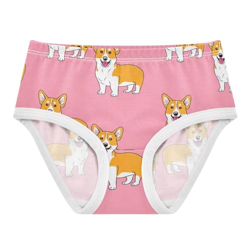 Animal Toddler Underwear Floral 2t Cotton Cute Panties Girl Cute Dogs Pink Kids Briefs Undies