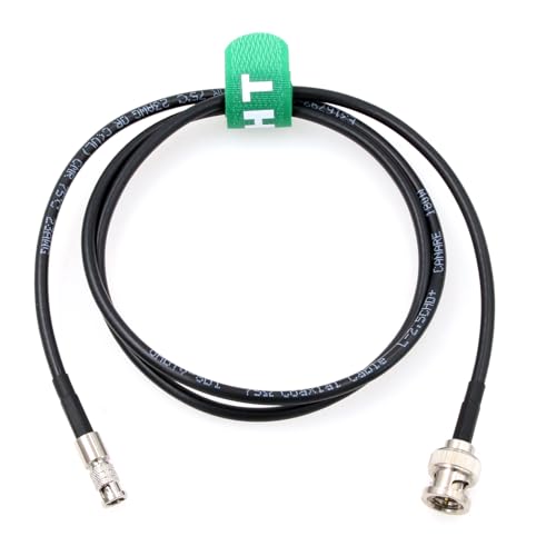 HangTon Cavo video SDI patch coassiale 4K 6G 75Ohm HD Micro BNC a BNC standard Belden 1855A per DJI Lightbridge 2 a monitor (80 cm)