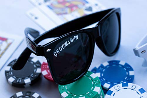 POLARIZED Bachelor Party Sunglasses Complete Set of Wedding Supplies Groom, Best Man, Groomsman3