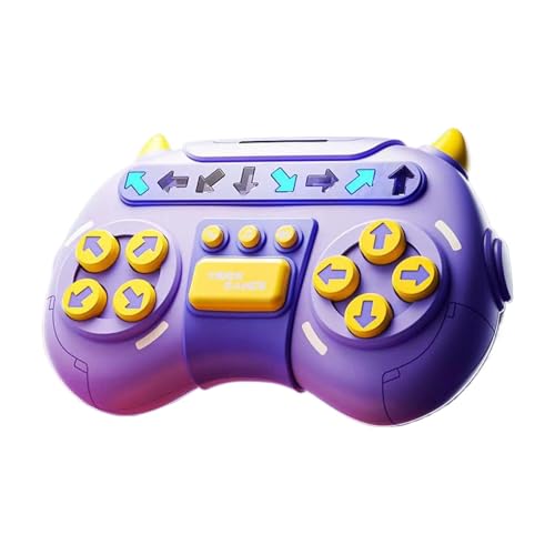 Console de jeu de puzzle à poussée rapide, machine de jeu de danse pour exercices de réaction, jouets sensoriels éducatifs à pousser