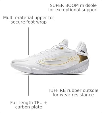 LI-NING Wade 808 5 Ultra Men's Basketball Shoes Lightweight High Rebound Stable Professional Match Sneakers Standard White US 12.5