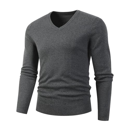 Cashmere V Neck Pullover Sweater Mens Autumn Winter Soft Warm Jersey Jumper Knitted Fashion4