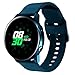 Produktbild TOPsic für Samsung Galaxy Watch Active Armband/Galaxy Watch 42mm Armband/Gear Sport Armband 20mm Weiche Silikon Sport Ersatzband Uhrenarmband