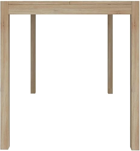 Miniatura 6 de ZEYUAN Dining Table Dining Room Table Mesas De Comedor Kitchen Dining Table 43.3"x27.6"x29.5" Solid Wood Acacia