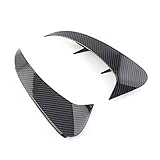 Material: aus ABS-Kunststoff Yuanyuan Kohlefaser-Stil Auto-Heck-Bumper-Flossen Canards Splitter Fit für Mercedes Benz A-Klasse A220 W177 Sportmodell 2019 ABS-Kunststoff