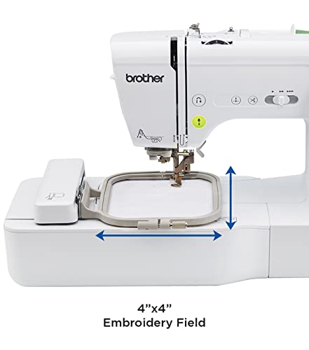 Brother Lb5000 Sewing And Embroidery Machine, 80 Built-In Designs, 103 Built-In Stitches, Computerized, 4" X 4" Hoop Area, 3.7" Lcd Touchscreen Display, 7 Included Feet #TOP2
