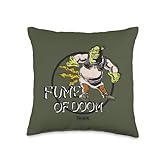 Shrek Fume Of Doom Throw Pillow