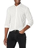 John Varvatos Star USA Men's Fulton Slim FIT LS Sport Shirt, Peony, Medium