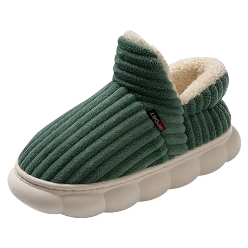 Pantoufles d'hiver pour femme chaudes et confortables dotées d'une semelle épaisse isolante