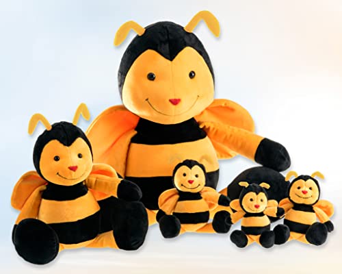 Plüsch Biene „Bine“ – Schaffer 4353 - Kuscheltier Biene - weich & flauschig - Stofftier für Babys & Kinder ab 0 Jahren – Waschbar - Größe L - 38 cm - gelb-schwarz