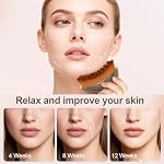 Lymphatic Contour Face Brush, Manual Lymphatic Drainage Massager, Natural Makeup Brushes with Durable Soft Bristles, Hypoallergenic Ergonomic Facial Cleansing Brush for Sculpting - Image 4