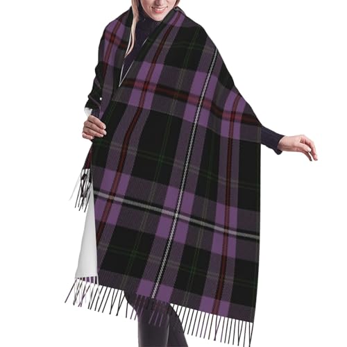 Chapman Tartan Imitation Cashmere Tassel Scarf Winter Scarf Autumn Softest Classic Warm