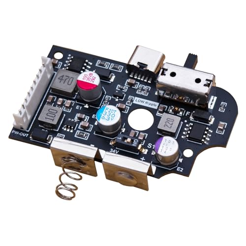 SZZCNOX Accesorios de repuesto de placa de alimentación USB-C para consola de juegos SEGA Game Gear GG, placa convertidora de video de juegos compatible con Sega Game Gear