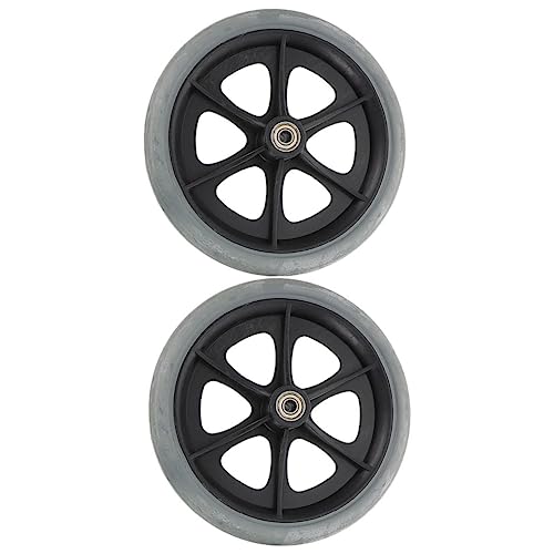 WOONEKY �Ԉ֎q�p�O�փz�C�[�� �ϖ���8�C���`�������i ��]�@�\���� ����~�߃^�C�� �h���C�u�Ԉ֎q�Ή� 2�Z�b�g �ړ��⏕�p�i