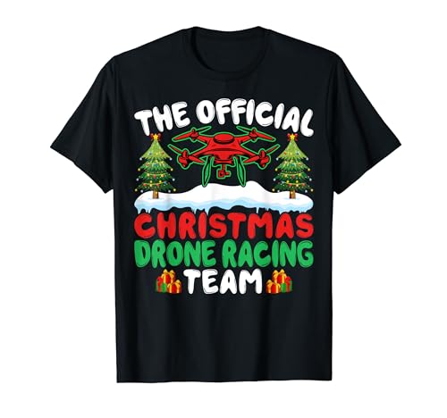 Xmas Drone Racing Team - Funny RC Drone Racer Christmas Camiseta