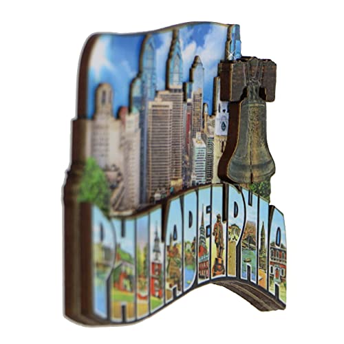 Iman 3D Philadelphia Souvenir 4 Pulgadas miniatura 2