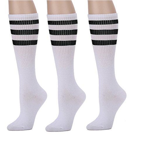 TOPMOOM 3 Pares Calcetines de Tubo, Calcetines Deportes