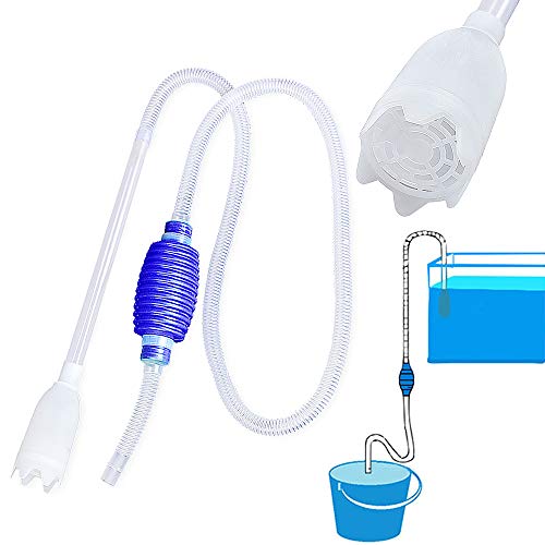 Skystuff 3Pcs Fish Tank Cleaner with Fish Tank Net, Fish Tank Cleaning Sponge Brush, Aquarium Gravel Cleaner for Fish Catch, Glass Tank Cleaning and Water Changing - Image 5
