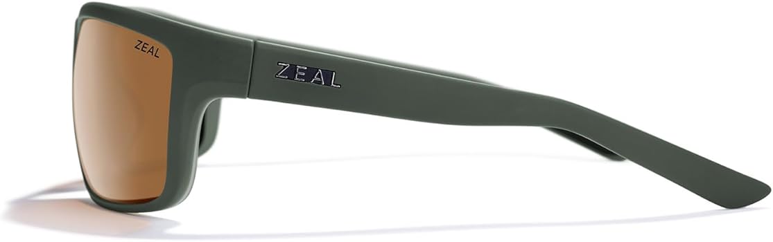 Amazon.com : Zeal Optics Men's Red Cliff Rectangular Sunglasses